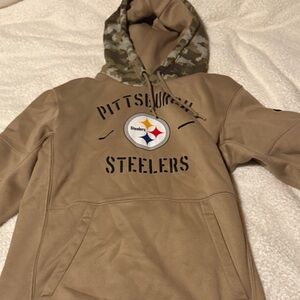 Pittsburgh Steelers Tan Hoodie